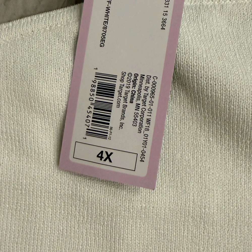 Brand New Wild Fable White Strapless Knit Tube Top 4X NWT - Picture 4 of 5